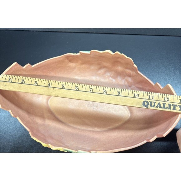 Vintage Large Roseville Console Dish 432-12 - Picture 5 of 6